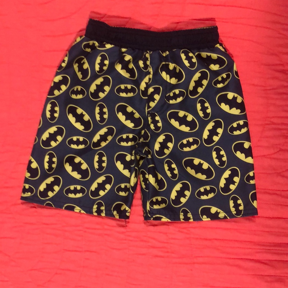 Toddler boy Batman swimming trunks, very good condition